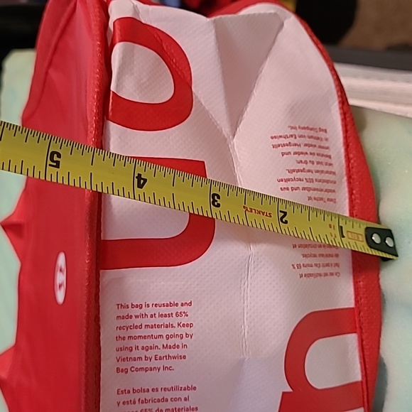 Lululemon reusable shopping bag, red - Picture 6 of 8